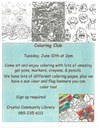 Coloring Club