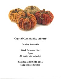 Crochet Pumpkin class